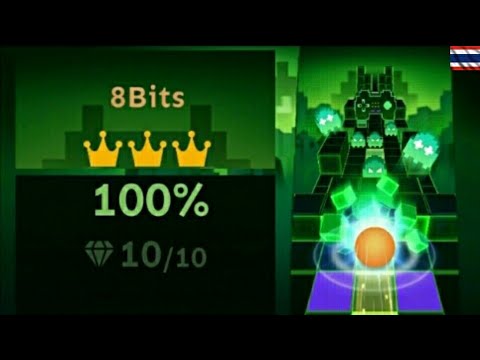 Rolling Sky 8Bits 100% 3Crowns 10Gems 1Star Level Mystery Boxes [OFFICIAL]