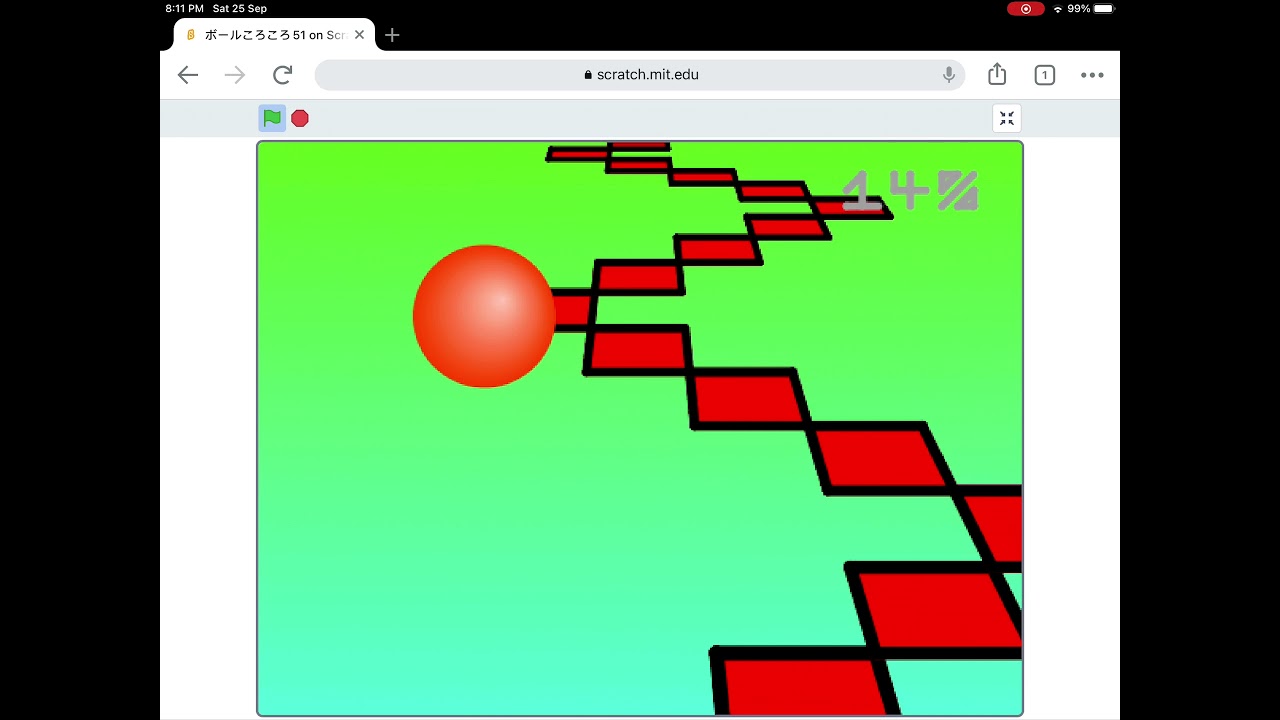 Rolling Sky Level 51 on Scratch (My Favourite Project and Full Music Audio)