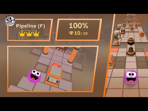 Rolling Sky Pipeline (Fools) Soundtrack w/ Gameplay | Thanva1607