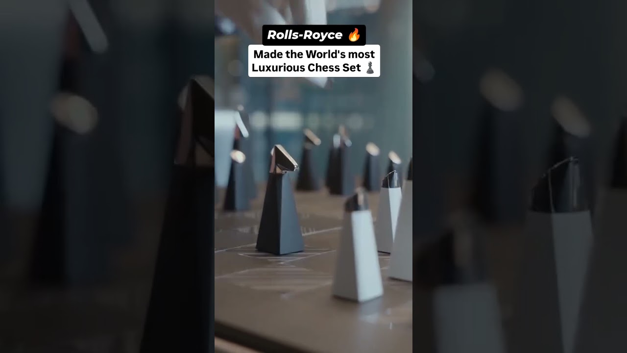 Rolls-Royce Chess Set ♟️ | Ultimate Luxury Game Redefined | Strategy Meets Sophistication