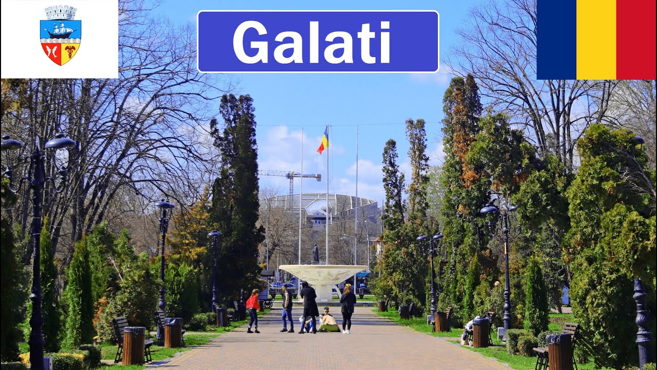 Romania, Galati Walking Tour 2024 [4K]
