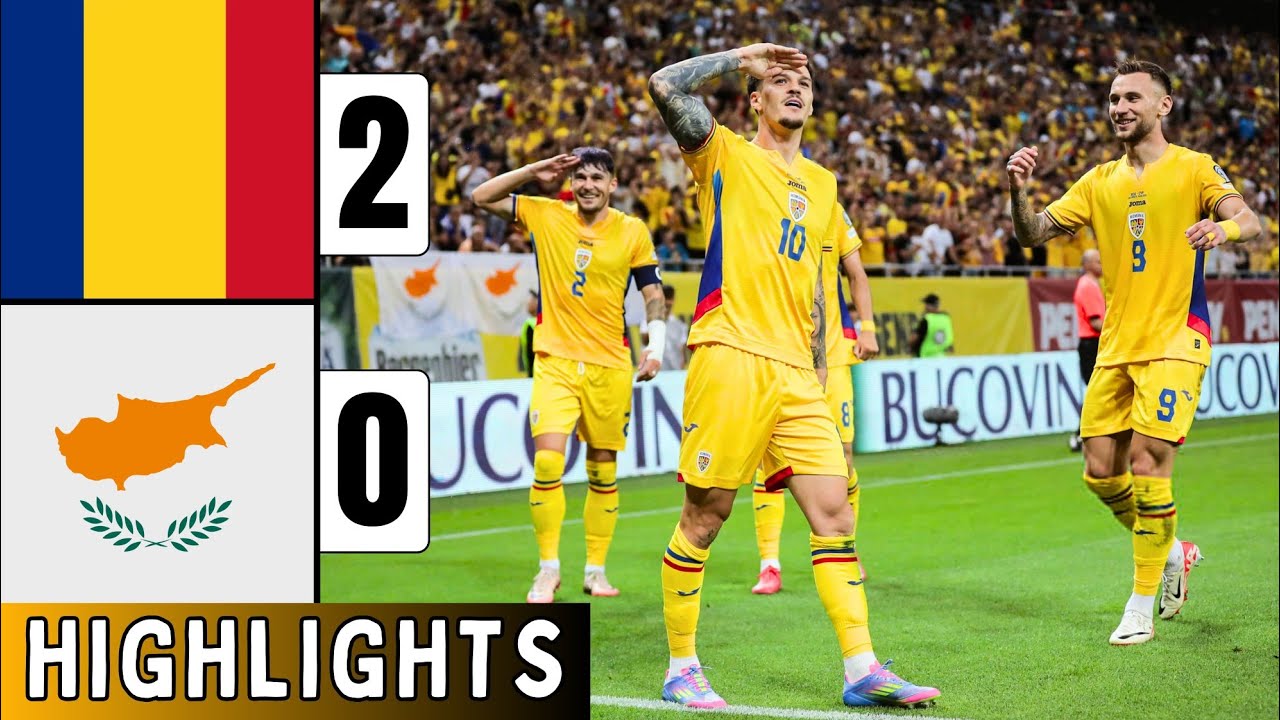 Romania vs Cyprus 2-0 HIGHLIGHTS | FIFA World Cup Qualifier | Florin Tanase Goal | Romania Cipru