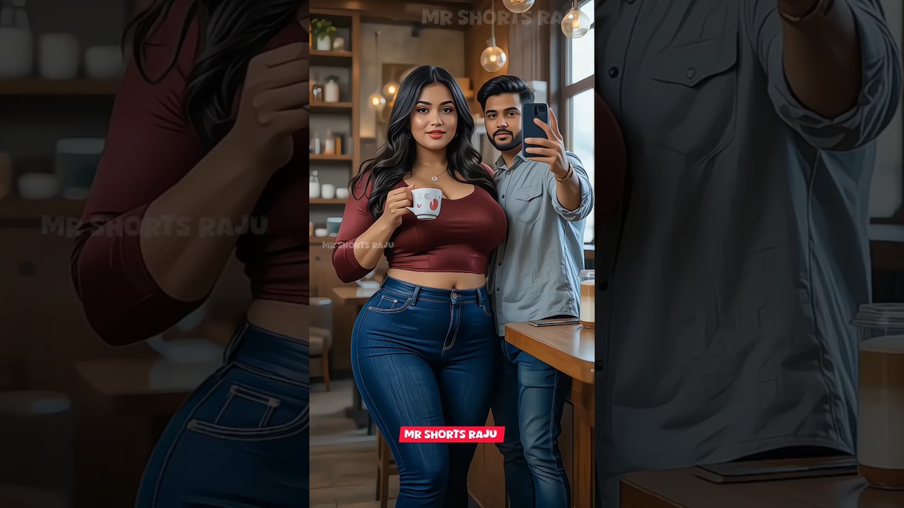Romantic Coffee with Boyfriend | Sweet Moments | #shorts #viralshort #sheikhamahra #prettygirls