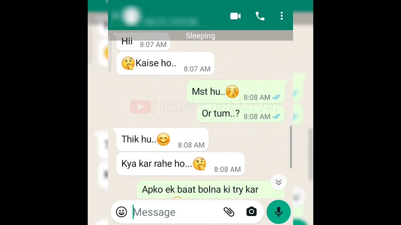 Romantic whatsapp chat between gf bf | romantic love story | true story #shorts