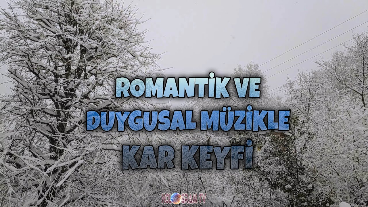 Romantik Ve Duygusal Müzik Eşliğinde Kar Yağışı Ve Huzur (1080p) - HologramTv