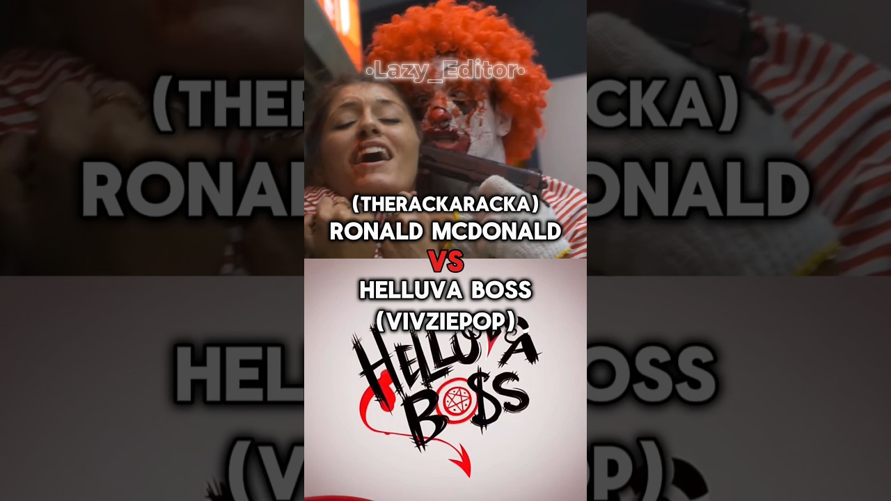 Ronald McDonald solos. || #ronaldmcdonald #vivziepop #helluvaboss #hazbinhotel #1v1 #edit