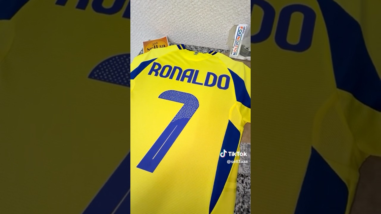 RONALDO AL NASSR HOME JERSEY 24/25 #cristianoronaldo #ronaldo #alnassr #adidas #football #duran #sub