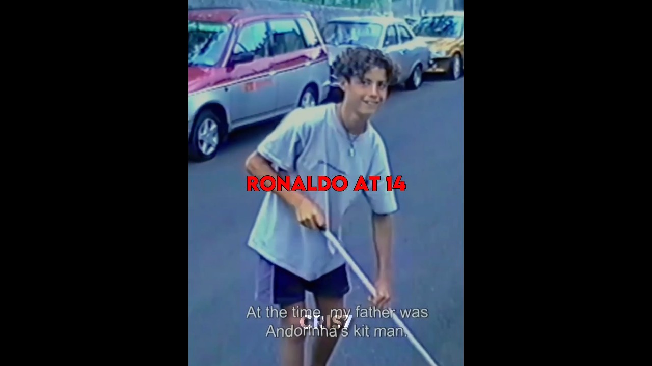 Ronaldo At 14 💀 (Beginning Ronaldo's Career Was Different Other Players) #ronaldo #football #shorts