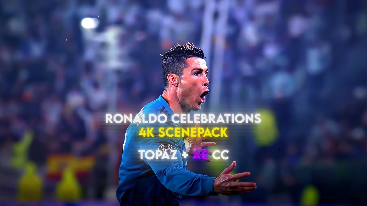 Ronaldo Celebrations 4K Scenepack | Topaz + AE CC | 8+ Minute Download Link | RARE CLIPS |