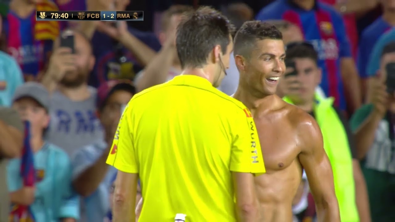 Ronaldo goal vs. Barcelona 2017 Super Cup [4K 50]