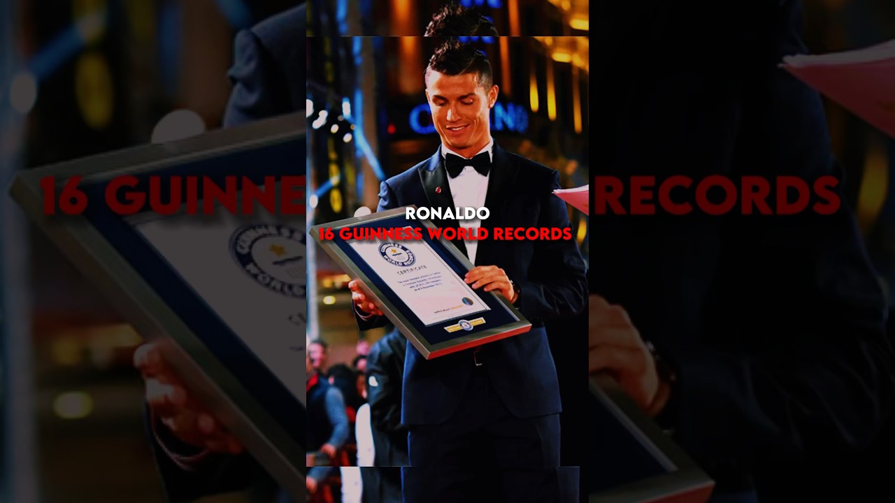 Ronaldo Guinness world records 🥶 #football #viral #capcut #blowup #ronaldo