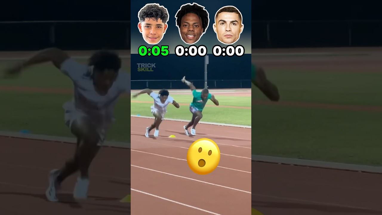 Ronaldo Jr VS iShowSpeed VS Ronaldo - Speed Challenge😱
