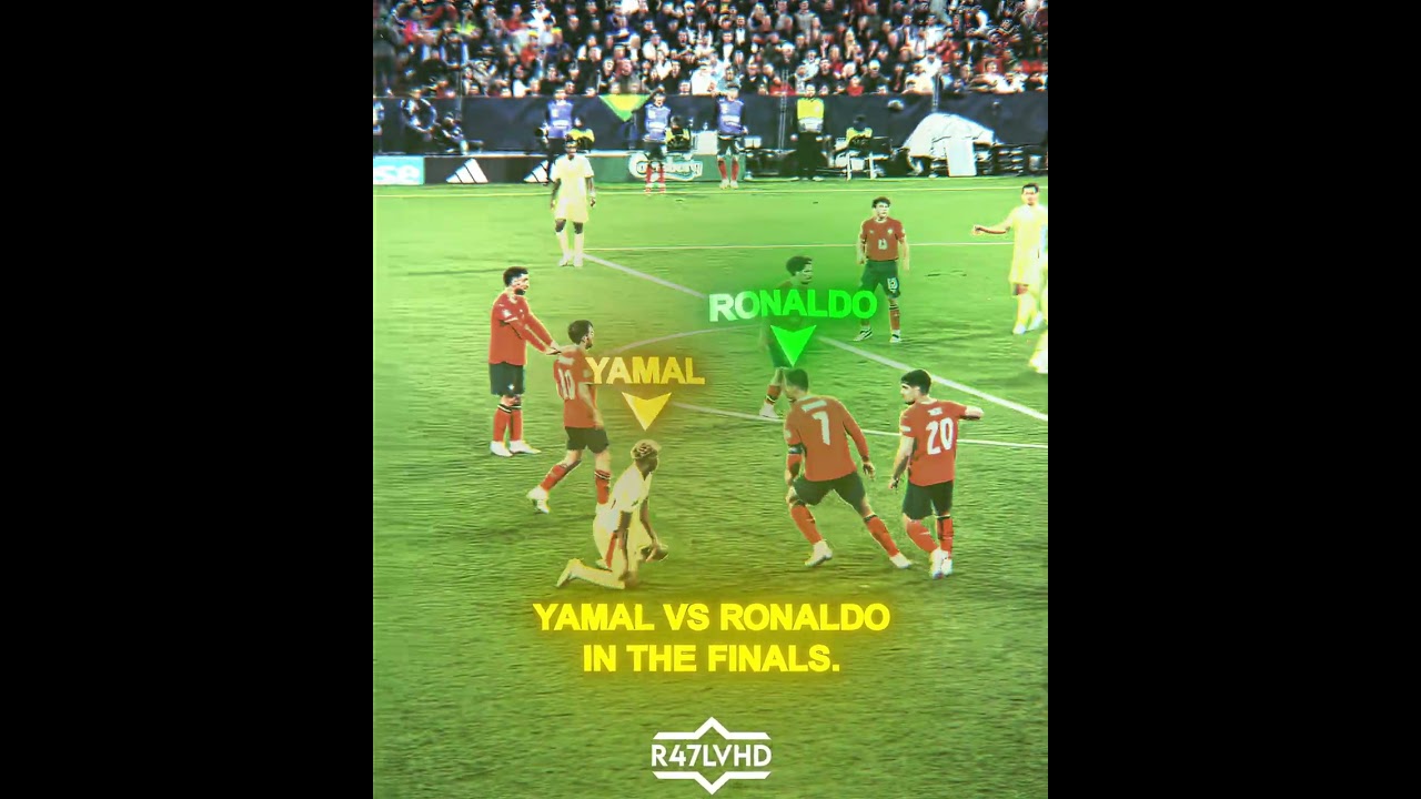 Ronaldo teaches Yamal what a GOAT looks like 🐐🔥