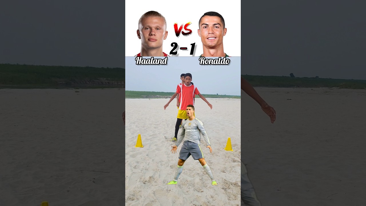 Ronaldo vs Haaland fans 🤔 #shorts #football #ronaldo #haaland #youtube #fans #trending #viral #yt