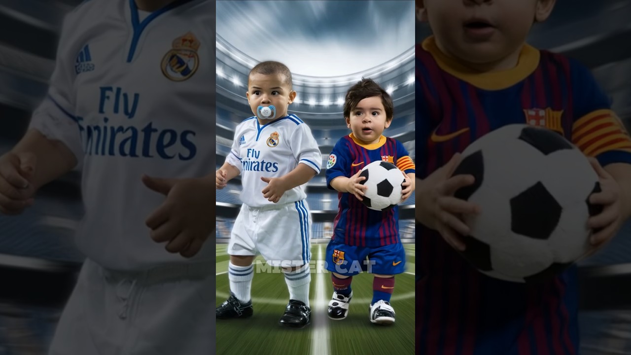 Ronaldo vs Messi (All Versions) 👶🏻😂