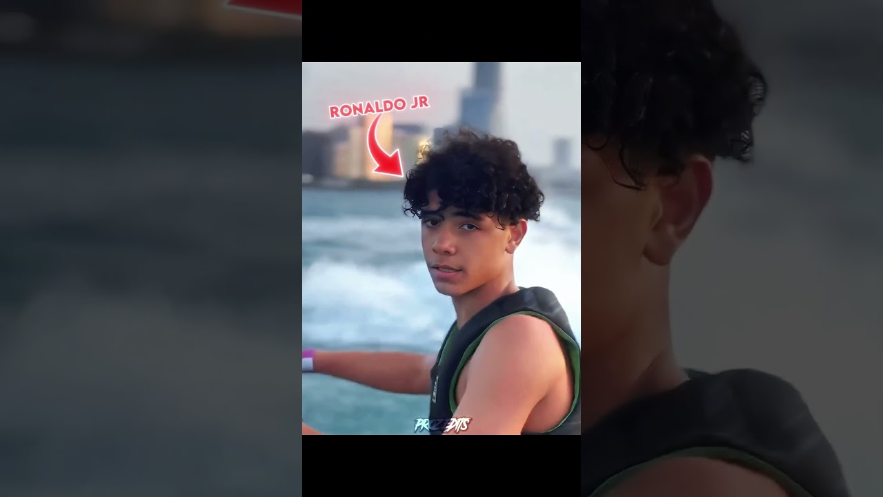 Ronaldo Vs Ronaldo Jr Jet Ski Compitition ☠️🐐 #ronaldo #football #messi #cr7 #ronaldojr #georgina