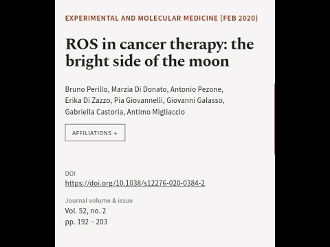 ROS in cancer therapy: the bright side of the moon | RTCL.TV