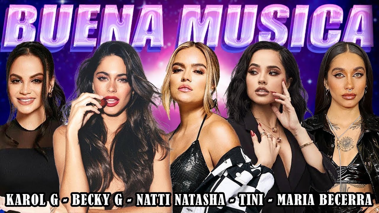 Rosalia, Karol G, Becky G, Natti Natasha, TINI - Reggaeton Mix 2023 - Pop Latino 2023 Lo Mas Nuevo