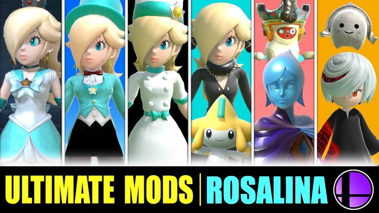 Rosalina & Luma Mods in SMASH ULTIMATE!