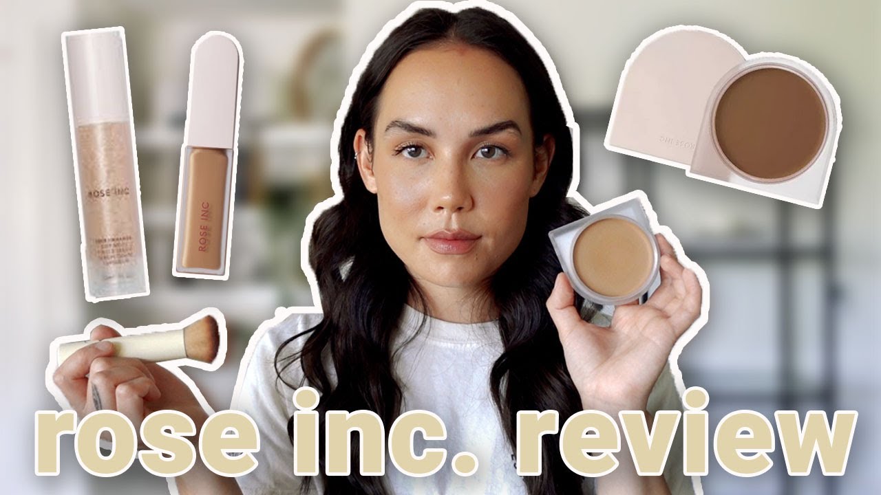rose inc. review - tinted serum, concealer, & new cream bronzer! | alexa chan