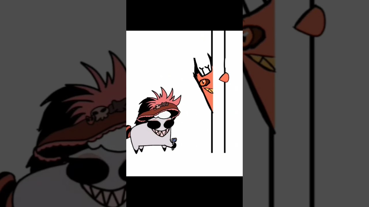 Rosie and Alastor having a hangout#hazbinhotel#rosie#alastor#catalastor#funny#edit#Rosiecat#Capcut