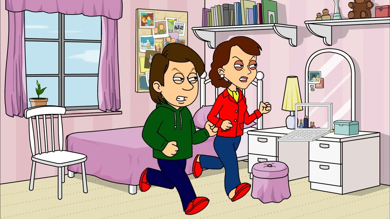 Rosie Smashes Caillou's Computer/Punishment Day