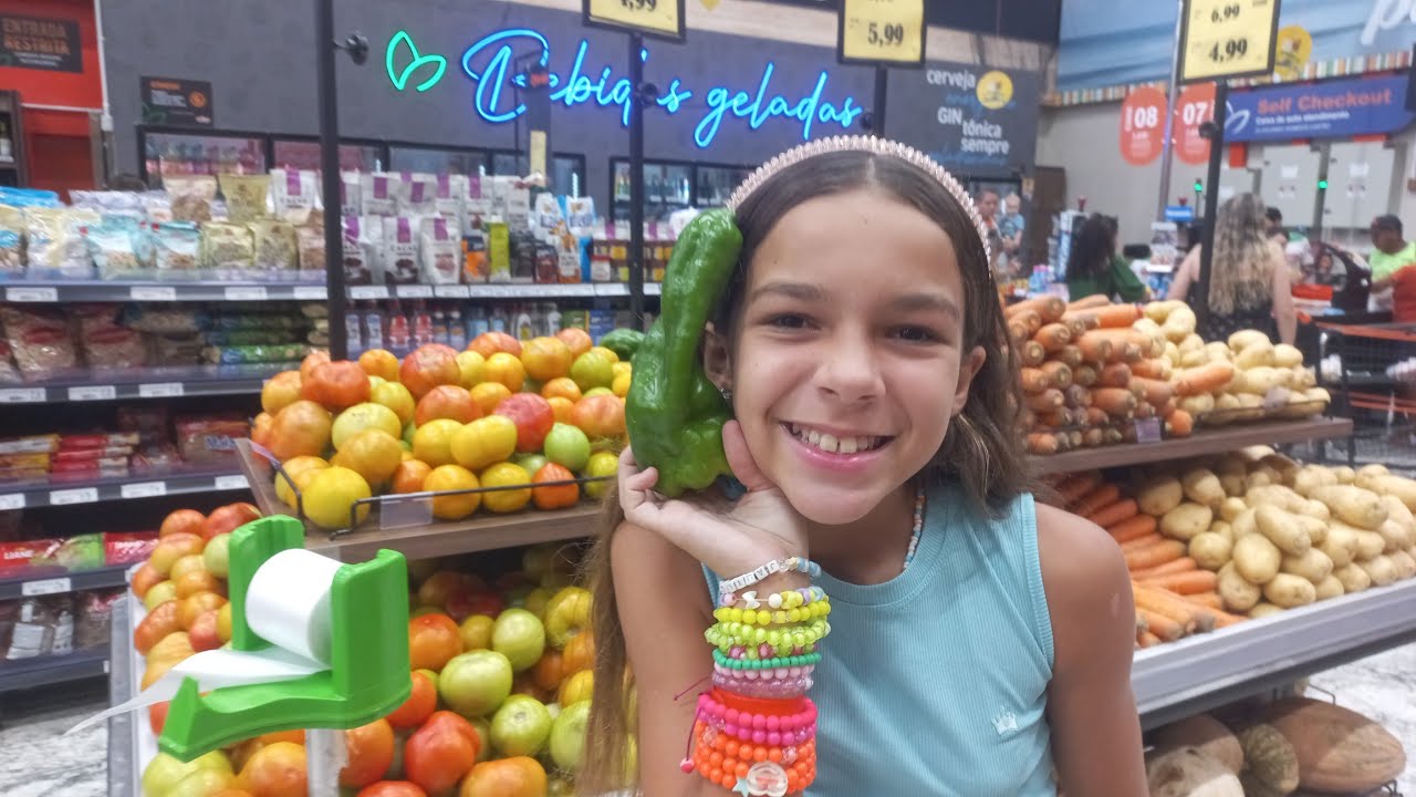 rotina comprando verduras para o nosso jantar