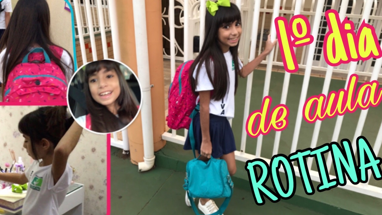 Rotina da manhã: 1º dia de Aula