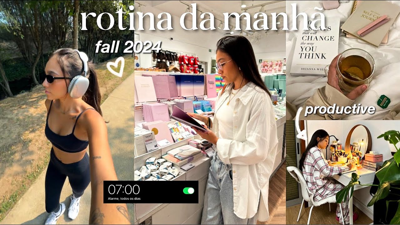 rotina da manhã 7AM || dia produtivo, hábitos saudáveis & pendências da escola