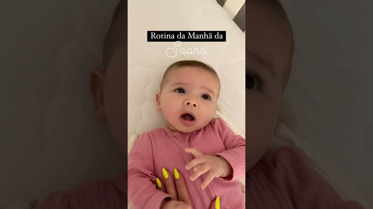 Rotina da manhã da Saara com 3 meses 🥹 #rotina #maternidade #vidademãe