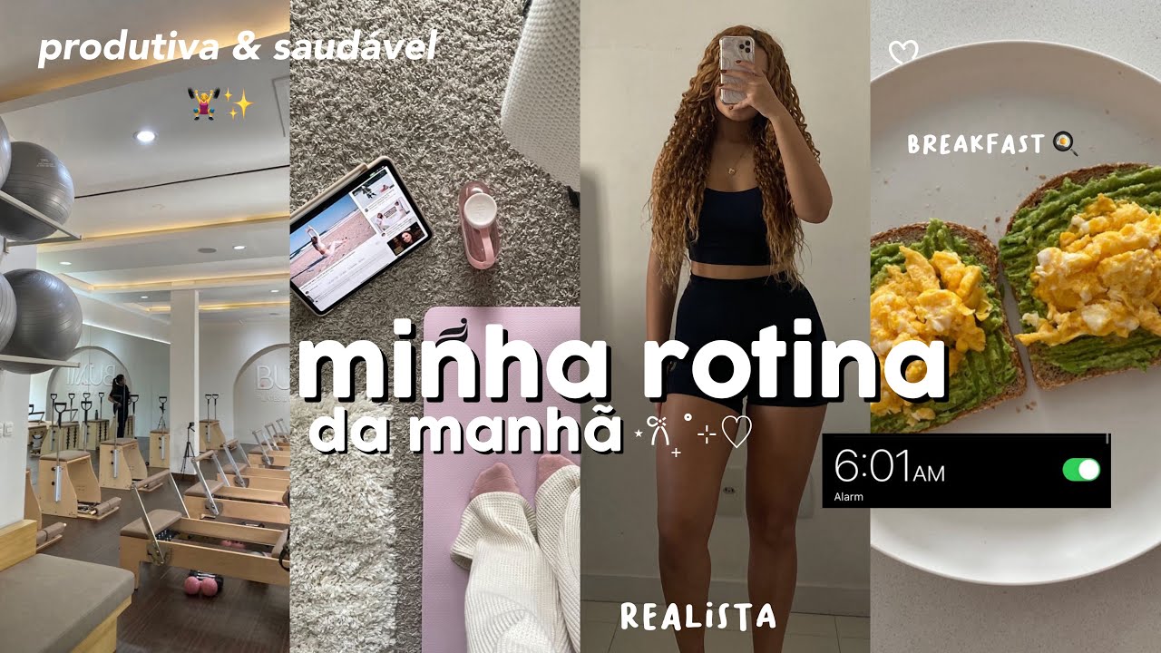 ROTINA DA MANHÃ REAL | hábitos saudáveis & produtividade