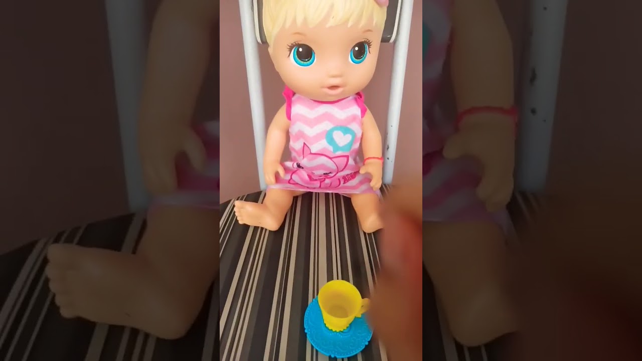 rotina da Melissa com dor de barriga #babyalive