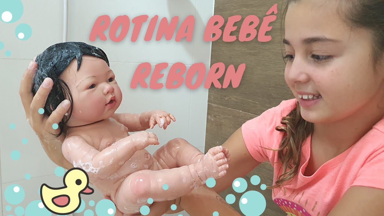 Rotina da tarde da bebê reborn Manu [como se fosse de verdade]