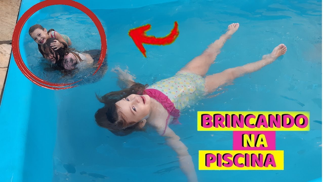 ROTINA DA TARDE NA PISCINA | AFOGUEI MINHA IRMÃ !