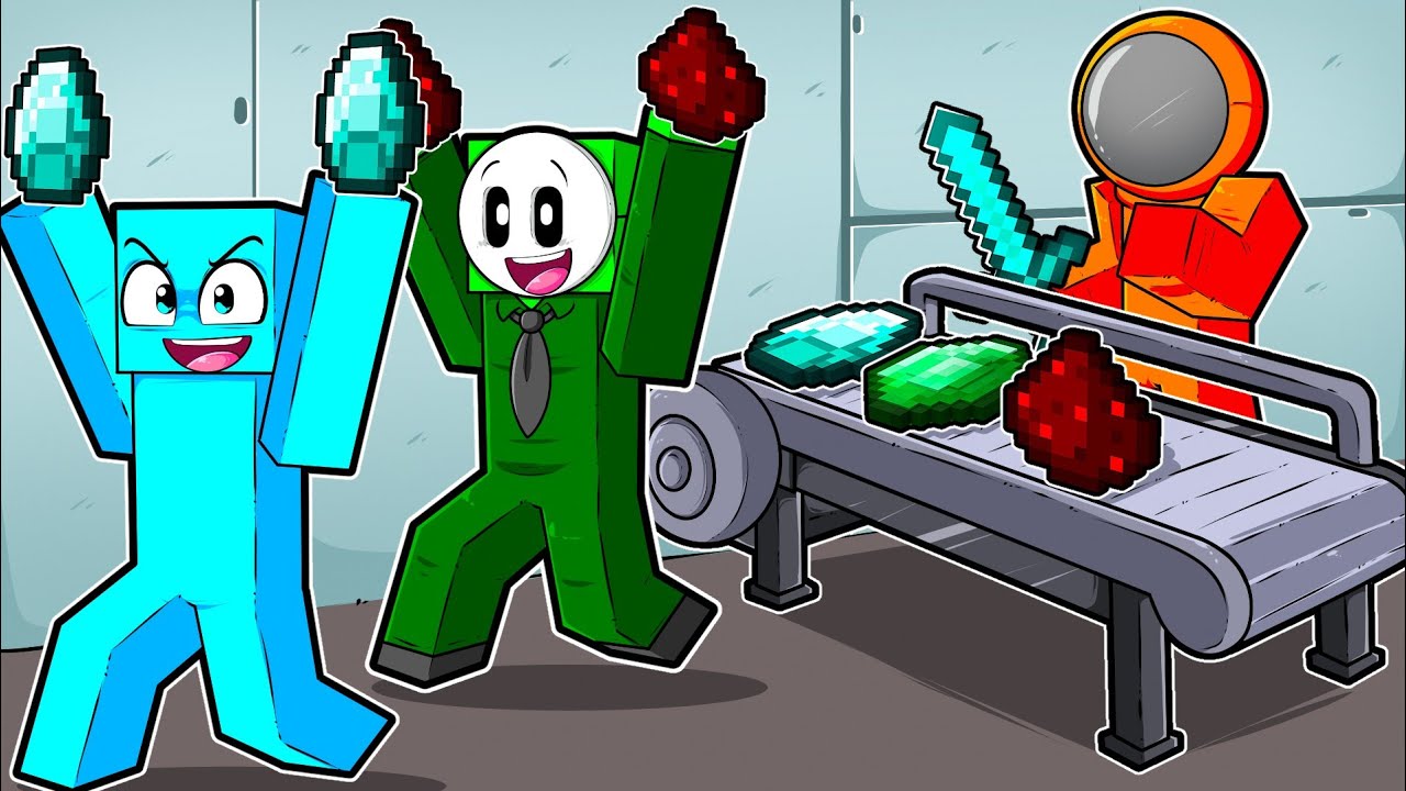 Roube os Minérios no Minecraft