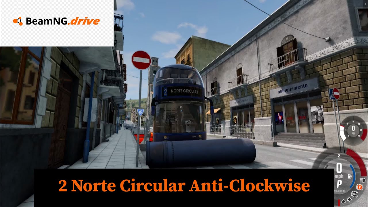 Route 2: Norte Circular Anti-Clockwise - BeamNG.drive (Unedited)