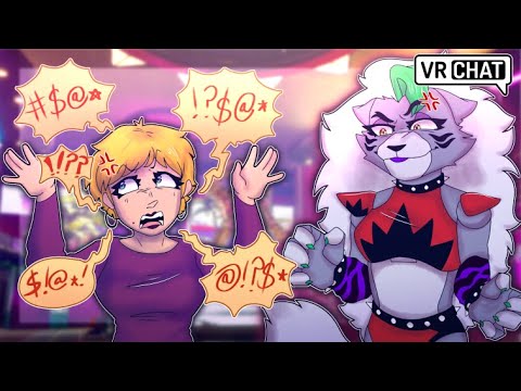 Roxanne Wolf VS KAREN at the Pizzaplex in VRCHAT
