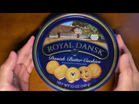 Royal Dansk Danish Cookie Selection - 12 Ounce - Silent Unboxing
