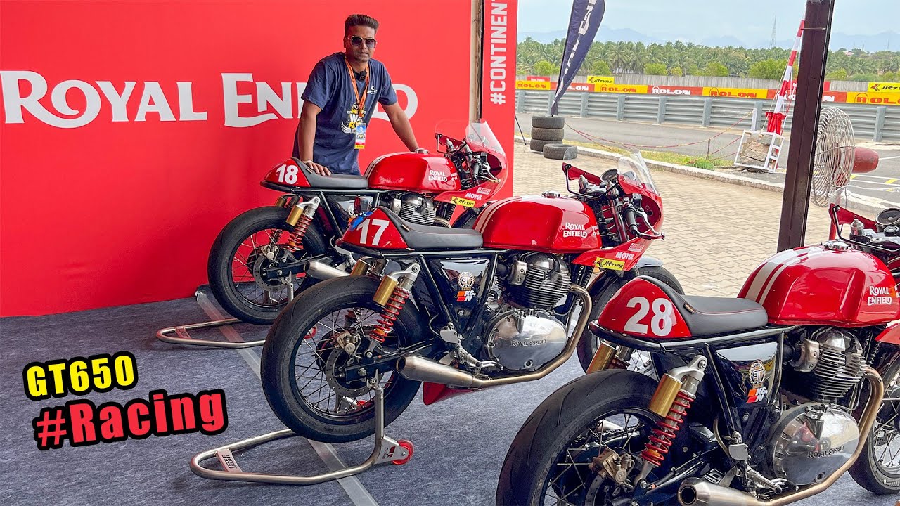 Royal Enfield GT 650cc & 250cc JK tyre national racing championship in India, BHARAT