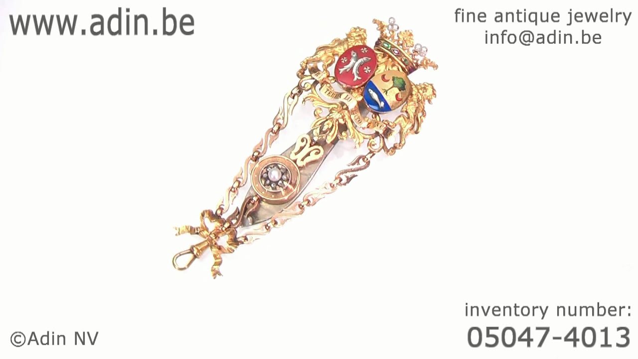 ROYAL HERALDIC CHATELAINE WITH CLIP (05047-4013)