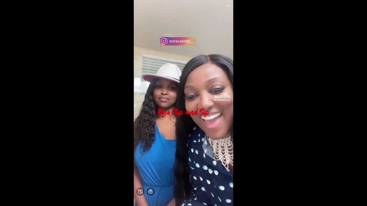 Royce dancing in the dry shower while Bigo attempts to Clip her ft Empress 6/6/23 #bigoclipandsip