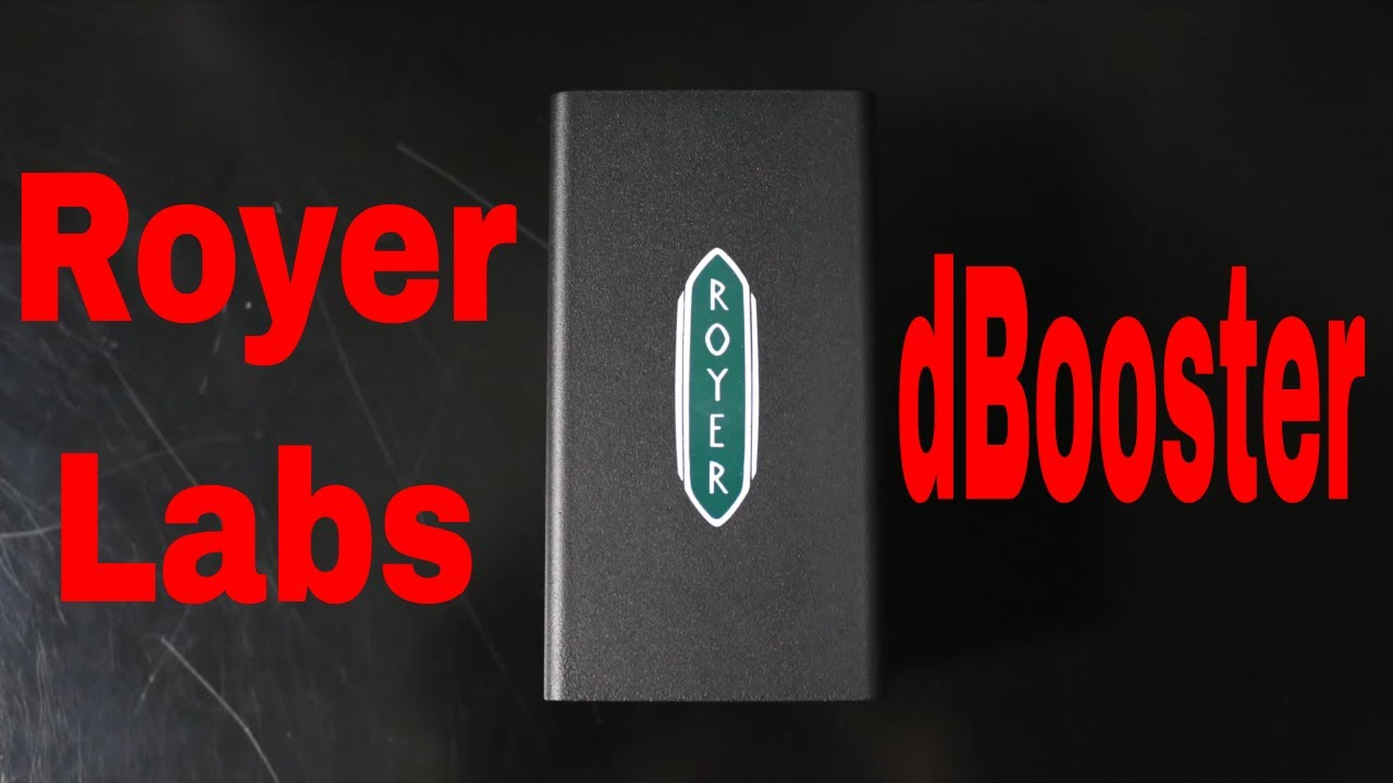 Royer Labs D Booster In Line Signal Booster demo video by Shawn Tubbs