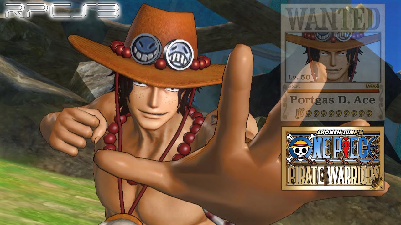 RPCS3 One piece pirate Warriors Ace Level 50 MAX Gameplay #musoumay