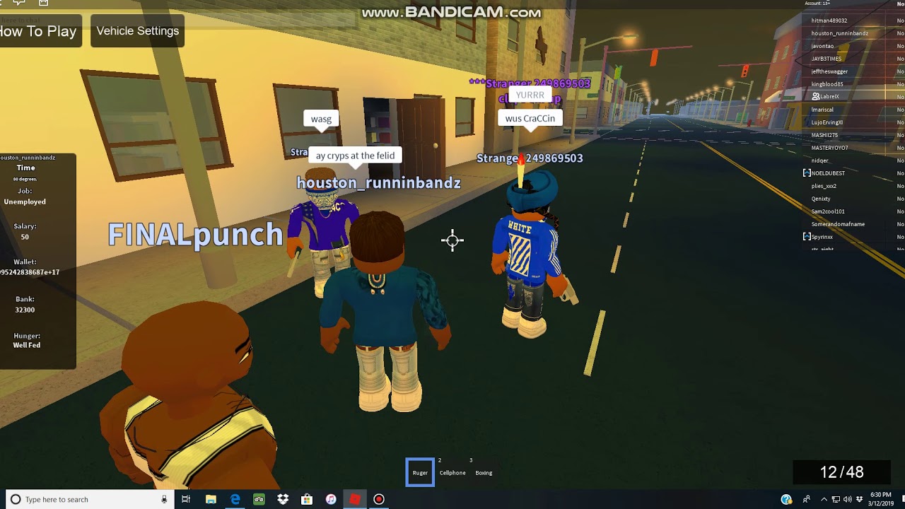 RRP2 robbing a guy for that bag))robang
