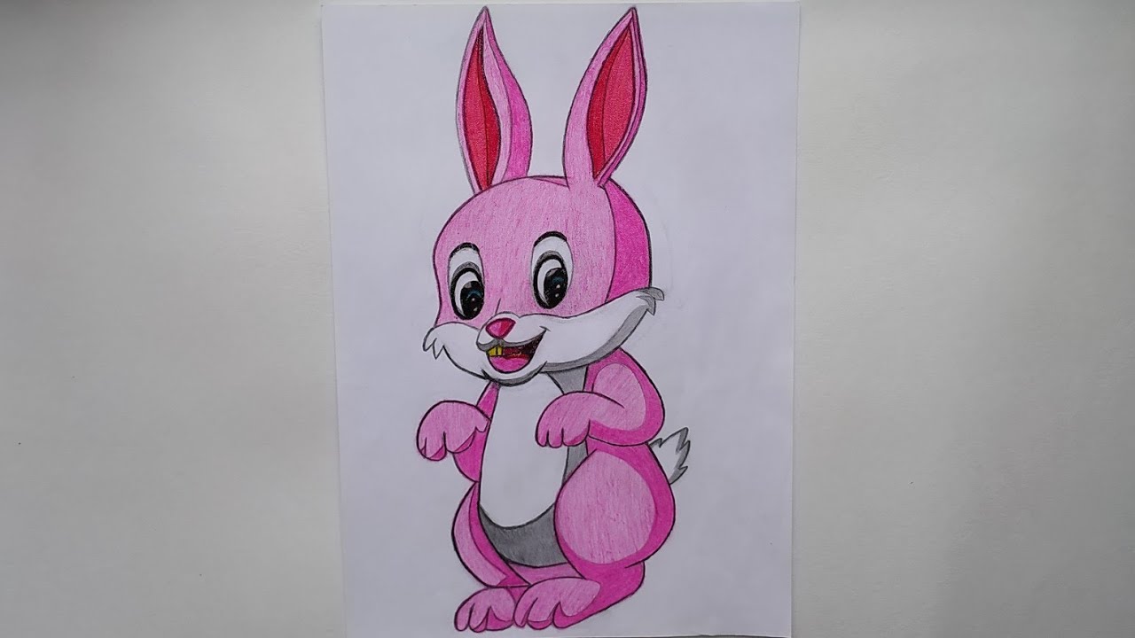 Rəsm - Dovşan Necə Çəkilir - How to Draw Rabbit