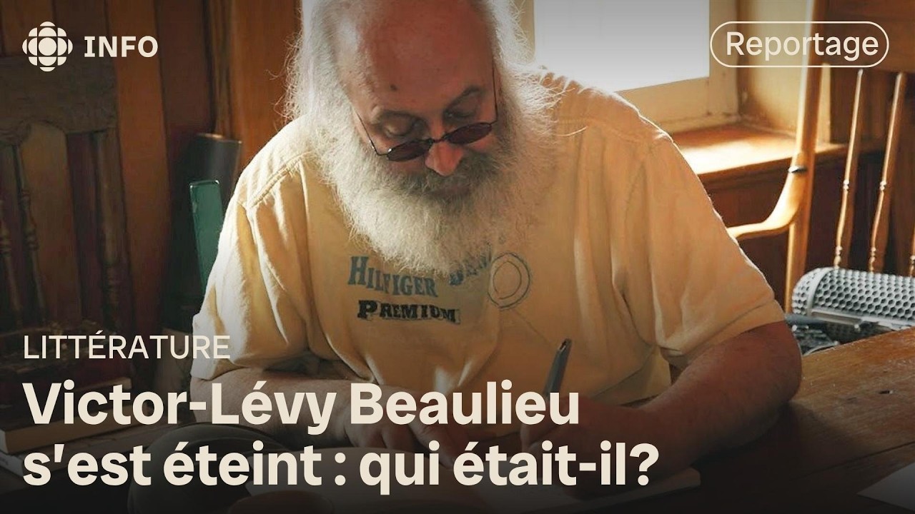 Résumé de la vie de Victor-Lévy Beaulieu, un des grands écrivains du Québec, mort en juin 2025