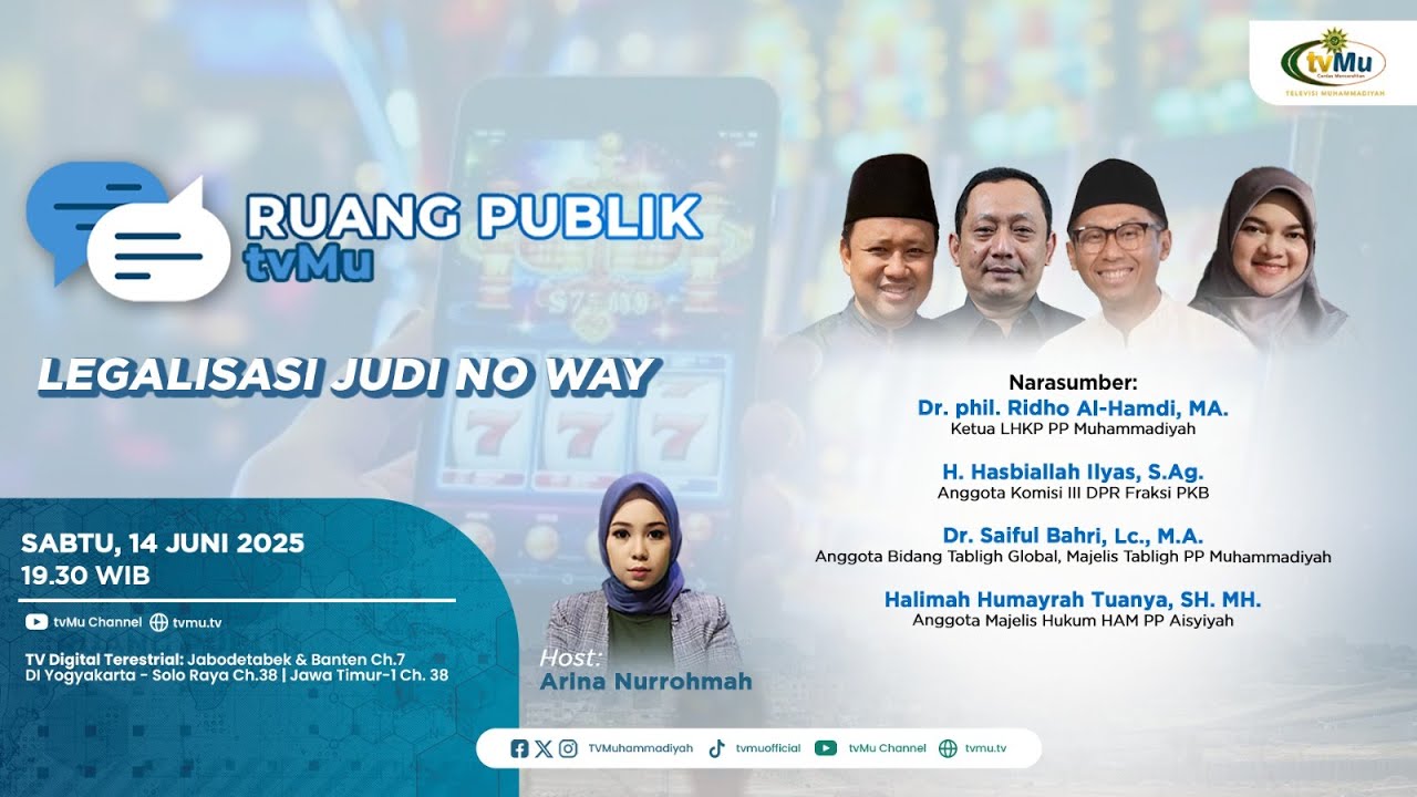 Ruang Publik tvMu | Legalisasi Judi No Way