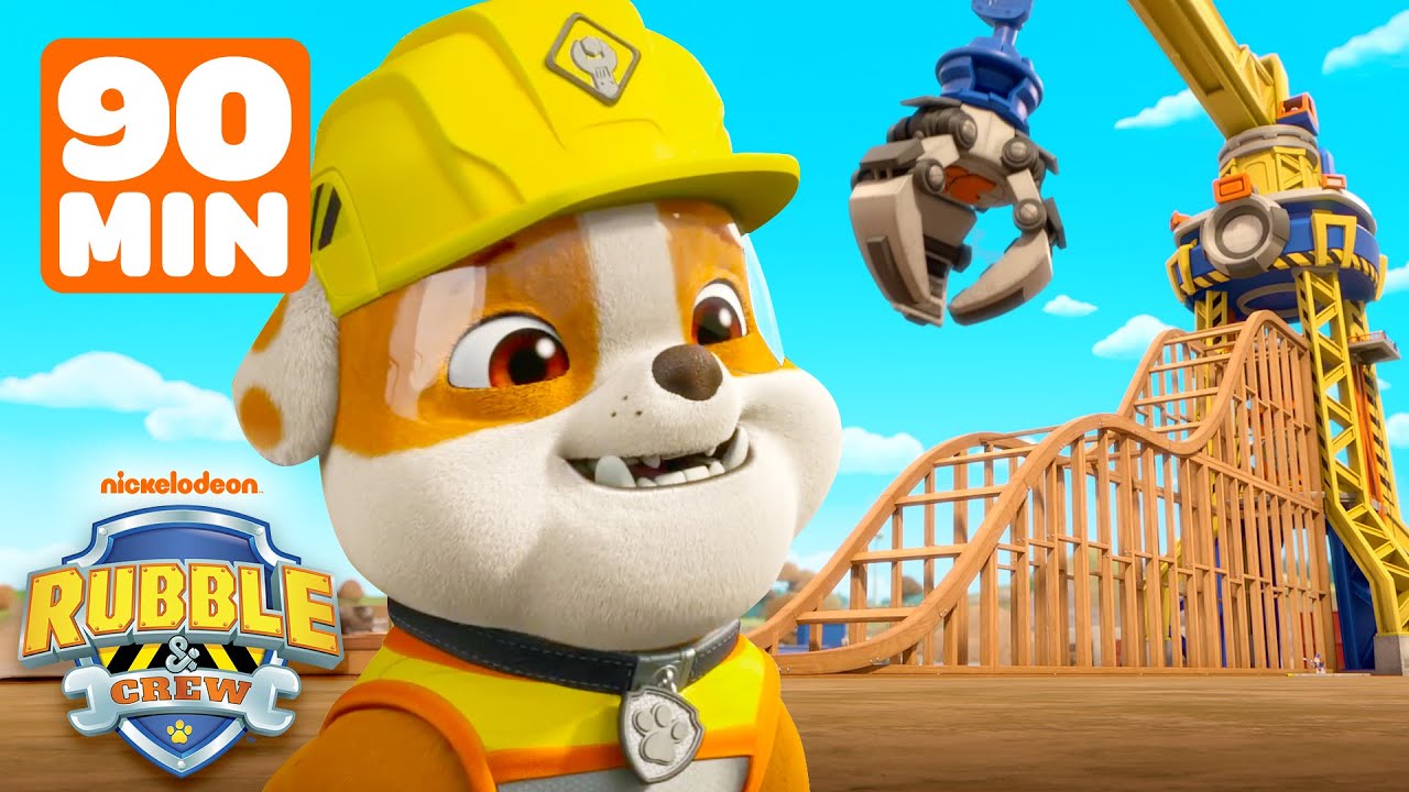Rubble's Most EPIC Construction Builds! w/ Charger, Wheeler & Mix | Compilation | Rubble & Crew