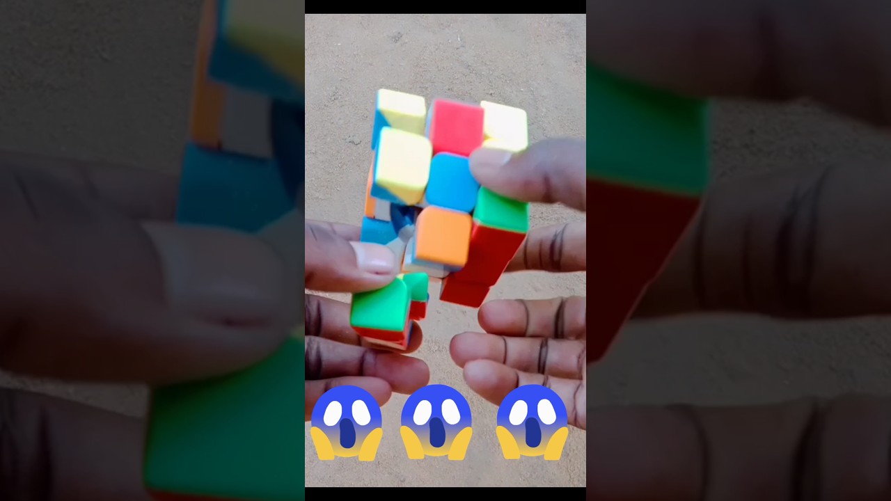 Rubik's cube magic trick fanny #shorts