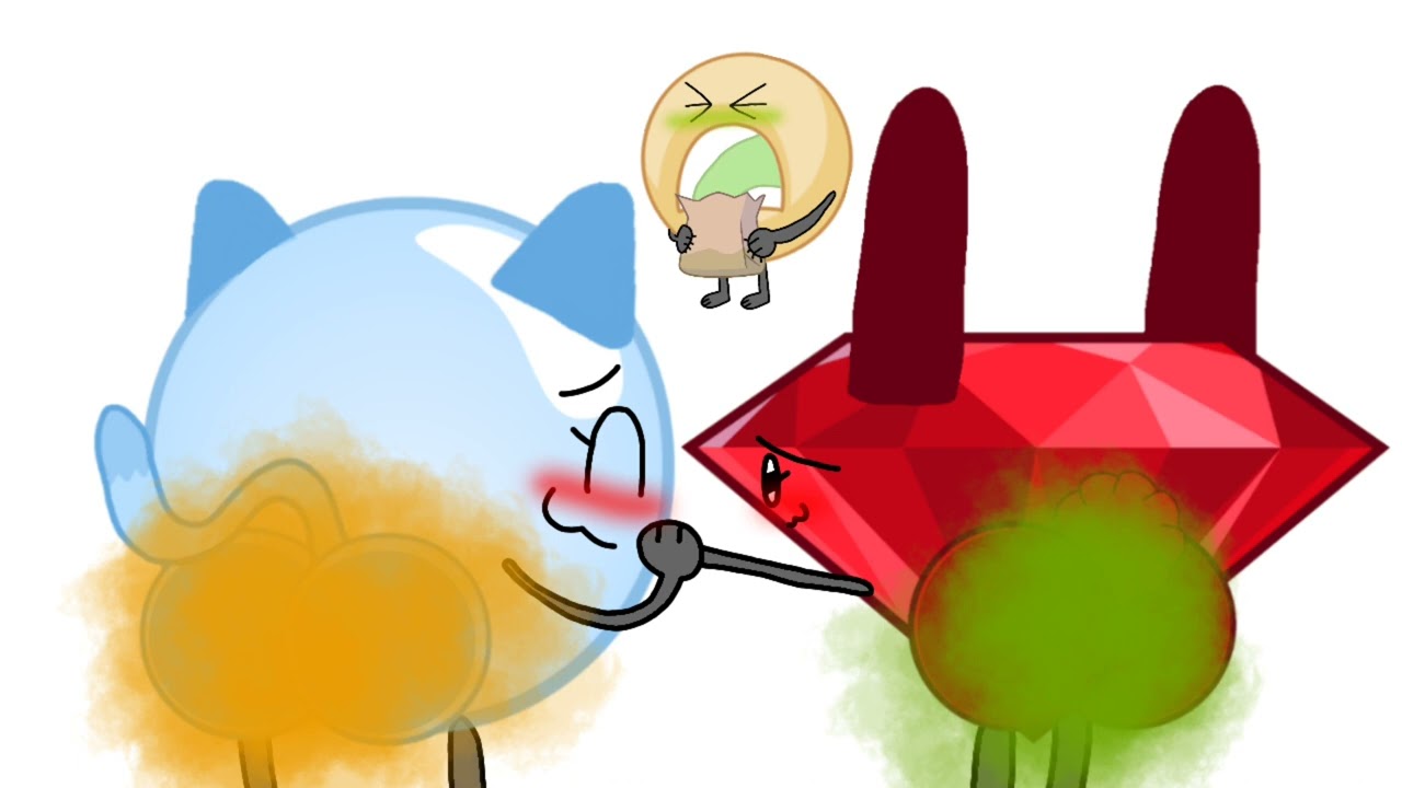 Ruby and Bubble from BFB farting